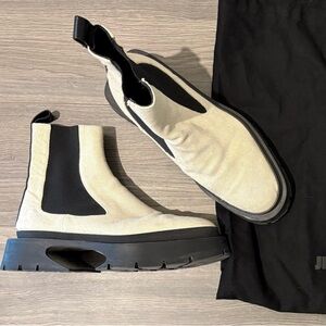 Jil Sander Textile Lug Sole Chelsea Boots 36 (fits like 37)